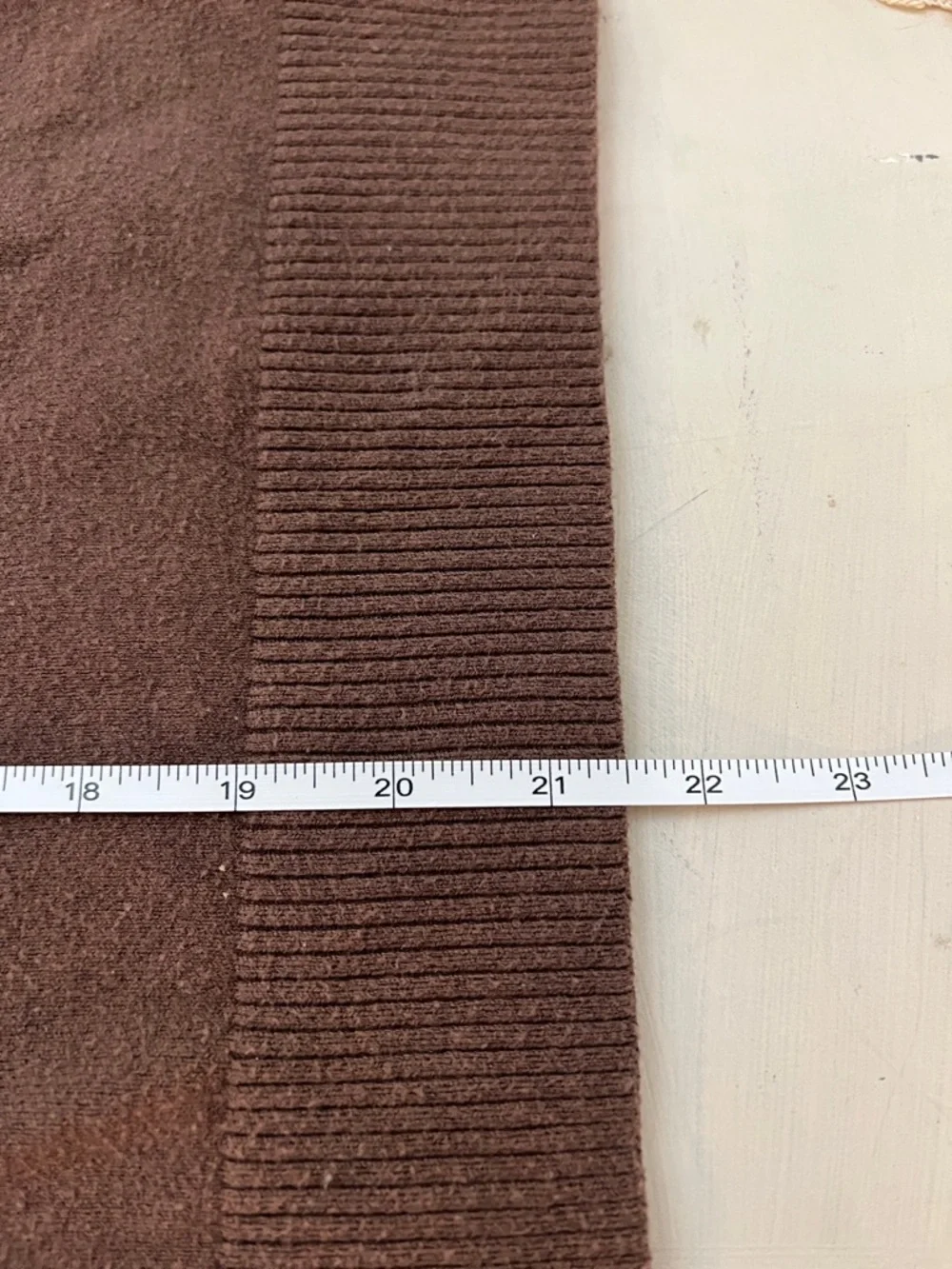 Nuuds Brown V-Neck Sweater XL Oversized Soft Knit Casual - Picture 14 of 14